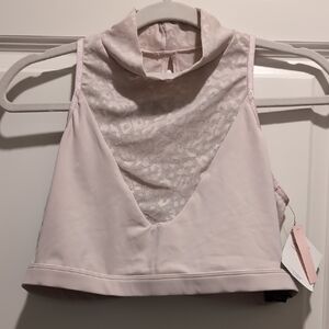 Victoria's Secret Light Pink Lace Sports Bra